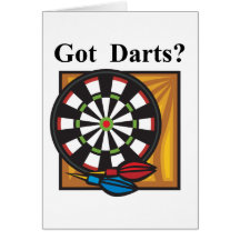 Got Darts Greeting Cards