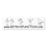 Got Dysfunction website bumper sticker