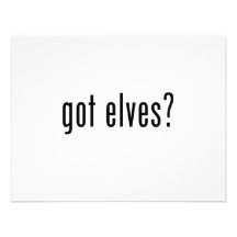 got elves? personalized announcement