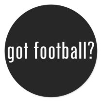 got football? round stickers