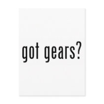 got gears? postcard