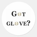 Got Glove? Round Stickers