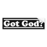 Got God Bumper Stickers