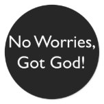 Got God Round Sticker