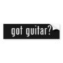 got guitar? bumper sticker