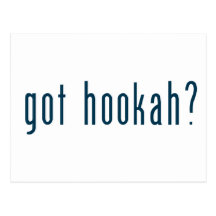 got hookah postcards
