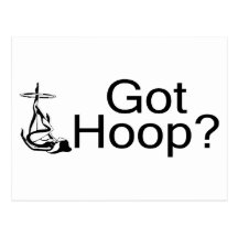 Got Hoop Hula Hoop Girl Post Cards