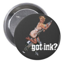 Got Ink? Round Button