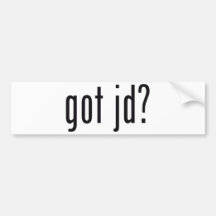 got jd? bumper sticker