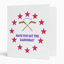 Got Kahoonas Hockey Binders