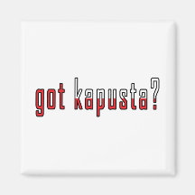 got kapusta? Flag Magnets