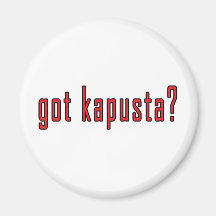 got kapusta? fridge magnet
