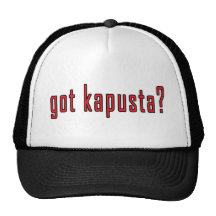 got kapusta? hats