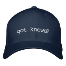 "got knews" flexfit hat embroidered hats