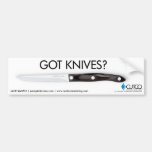 "Got Knives" Cutco Bumper Sticker