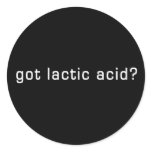 Got Lactic Acid? Funny Running Design Sticker