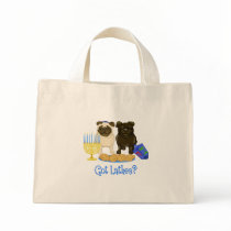 Got Latkes Hanukkah Pug Tote Bags