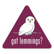 got lemmings? triangle sticker
