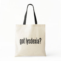 Got Lysdexia? Canvas Bags