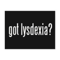 Got Lysdexia?