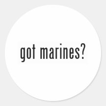 got marines? stickers