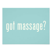 Got Massage? Custom Announcements