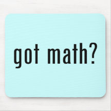 got math? mouse pads