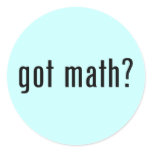 got math? sticker