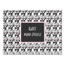 Got Moo Juice – Cute Cartoon Cows Postcards