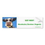 GOT MOO? Mendocino Outdoor Organic bumper stickers