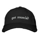 got muscle? embroidered baseball caps