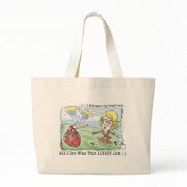 Got My Dream Job Canvas Bags
