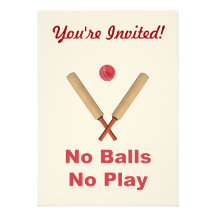 Got No Balls Play Cricket Custom Announcements