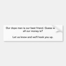 Got No Money Guide Anti-Theft Bumper Sticker 22