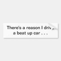 Got No Money Guide Anti-Theft Bumper Sticker 28