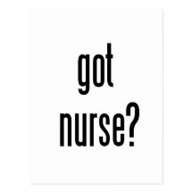 got nurse? postcard