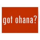 got ohana? card