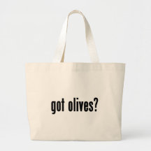 got olives? canvas bag