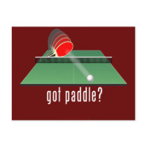 "got paddle?" postcard