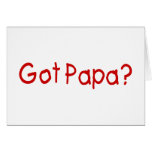 Got Papa (Red) cards