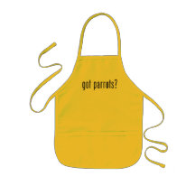 got parrots? aprons