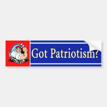 Got Patriotism? Bumper Stickers