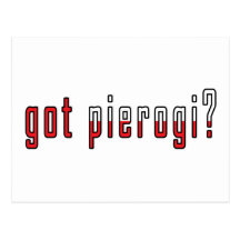 got pierogi? Flag Postcard