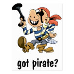 Got Pirate Postcard