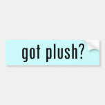 got plush? bumper sticker