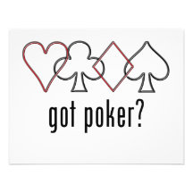 got poker? personalized invitation