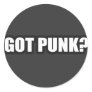 GOT PUNK? guys girls Punk Rock Music shirts Round Sticker