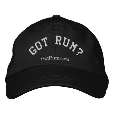 "Got Rum?" Embroidered Cap Embroidered Hats