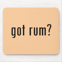 got rum? mouse pad