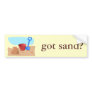 got sand? bumper stickers